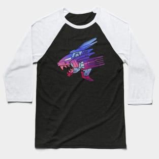 Mecha Robot Cat | Head Full of Clouds Baseball T-Shirt